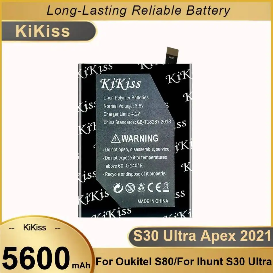بطارية الهاتف المحمول 5600 مللي أمبير مصدر طاقة موثوق به لـ Oukitel S80 Ihunt S30 Ultra Apex 2021 #1