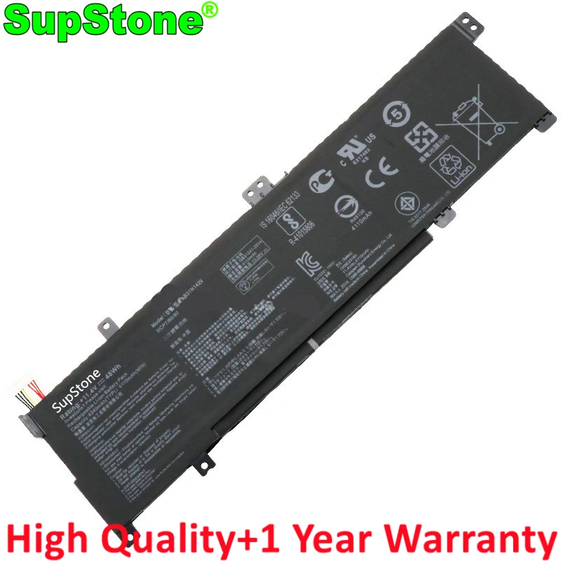 SupStone B31N1429 Laptop Battery For Asus Vivobook A501L A501LX A501UQ A501UW K501U K501UX K501UB K501LX R516UX K501UW K501LB