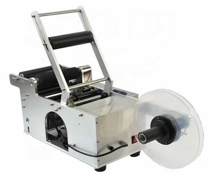 MT50 Semi-auto Round Bottle Labeling Machine, Semi-auto Labeler, Semi Automatic Label Machine