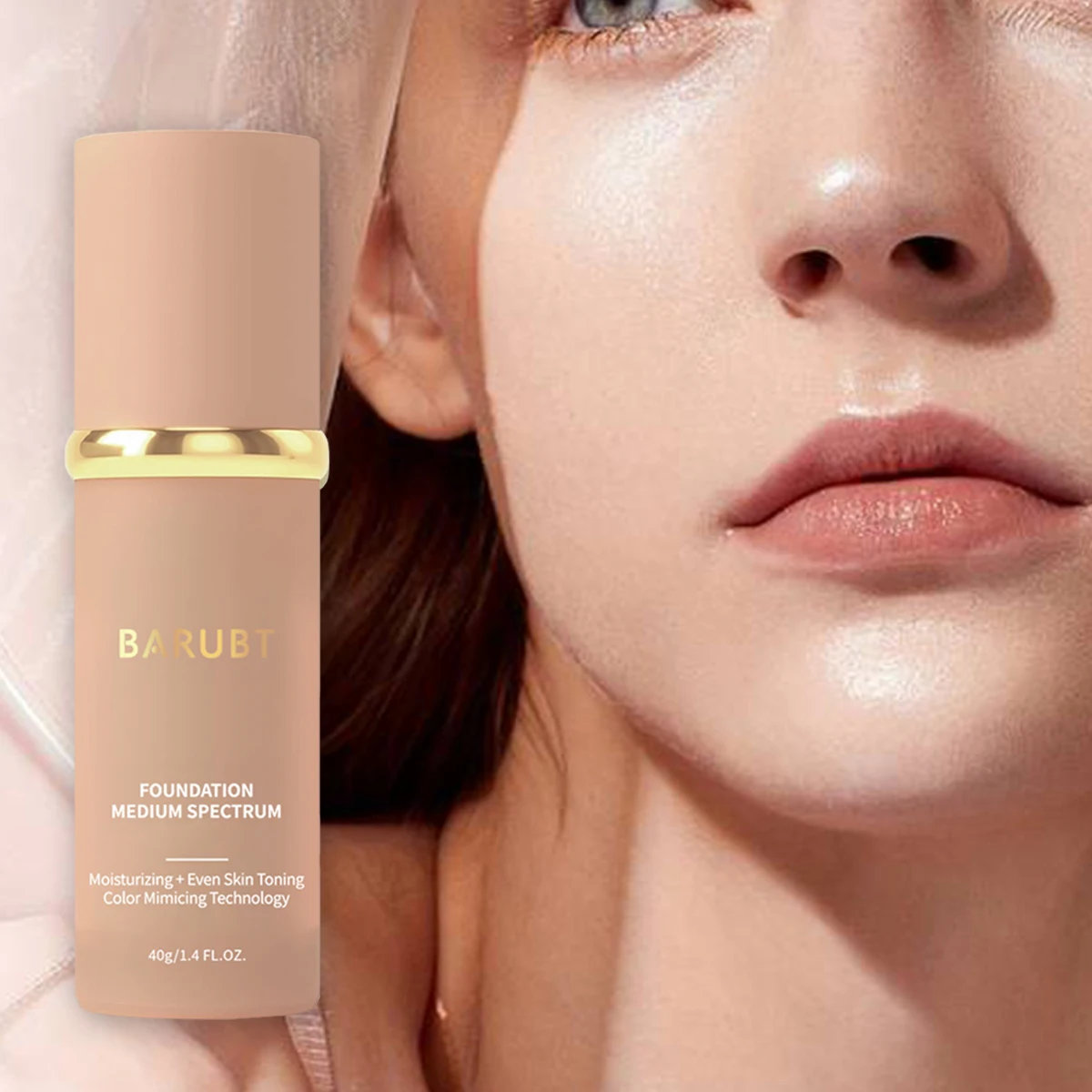 BARUBT Temperature Change Facial Cream 30ml Facial Makeup and Cosmetics, Story Moisturizing, Waterproof Sweating and Not Makeup