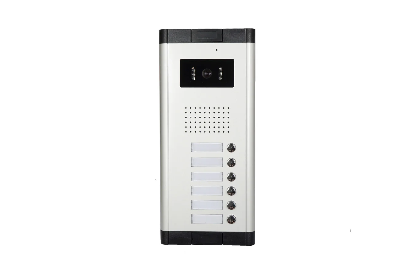 7" Building Video Intercom With 6 Calling Buttons Camera Video Door Phone Electric Door Lock Access Control Doorbell System