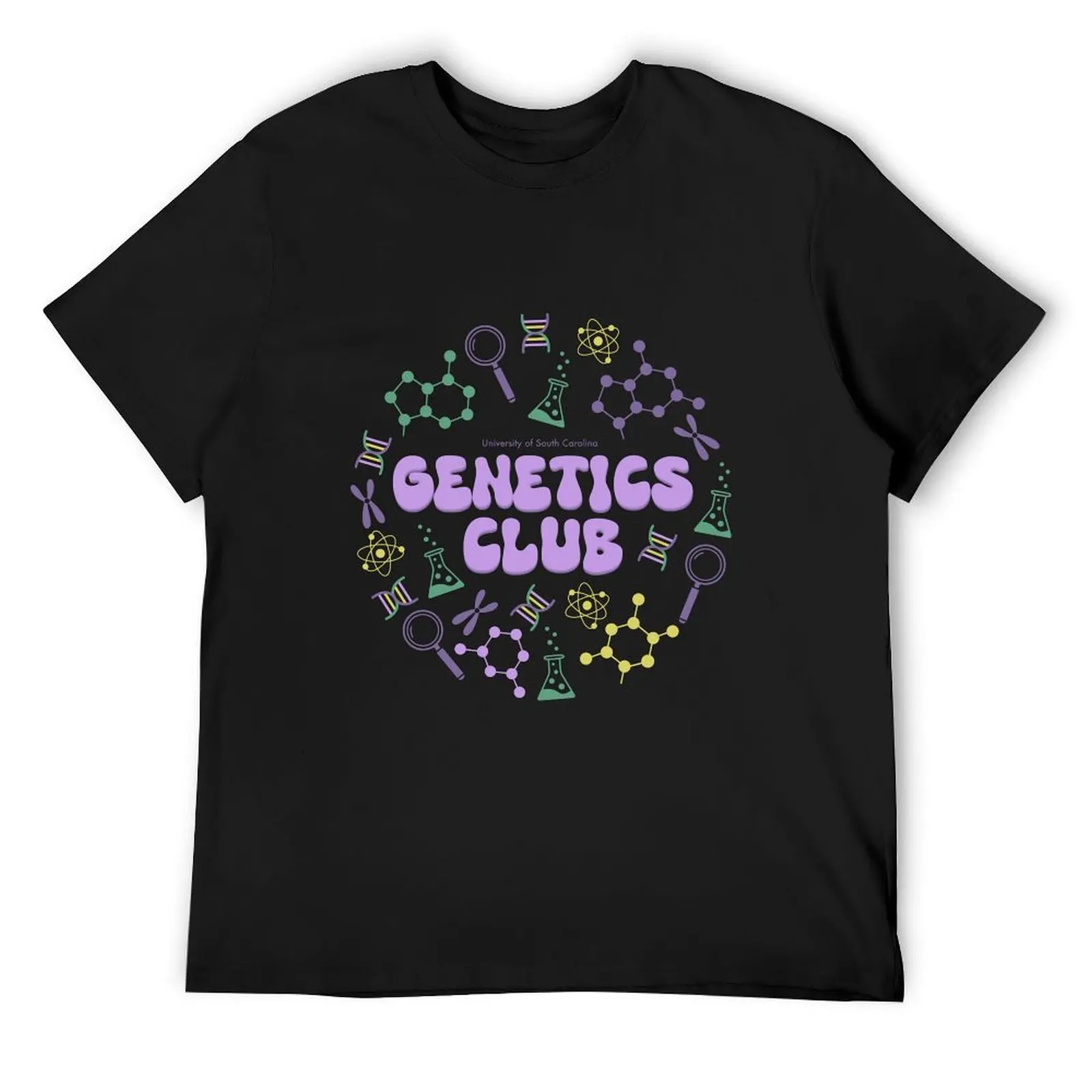 

Genetics Club Splash T-Shirt man clothes kawaii clothes Short sleeve tee mens shirts graphic tee