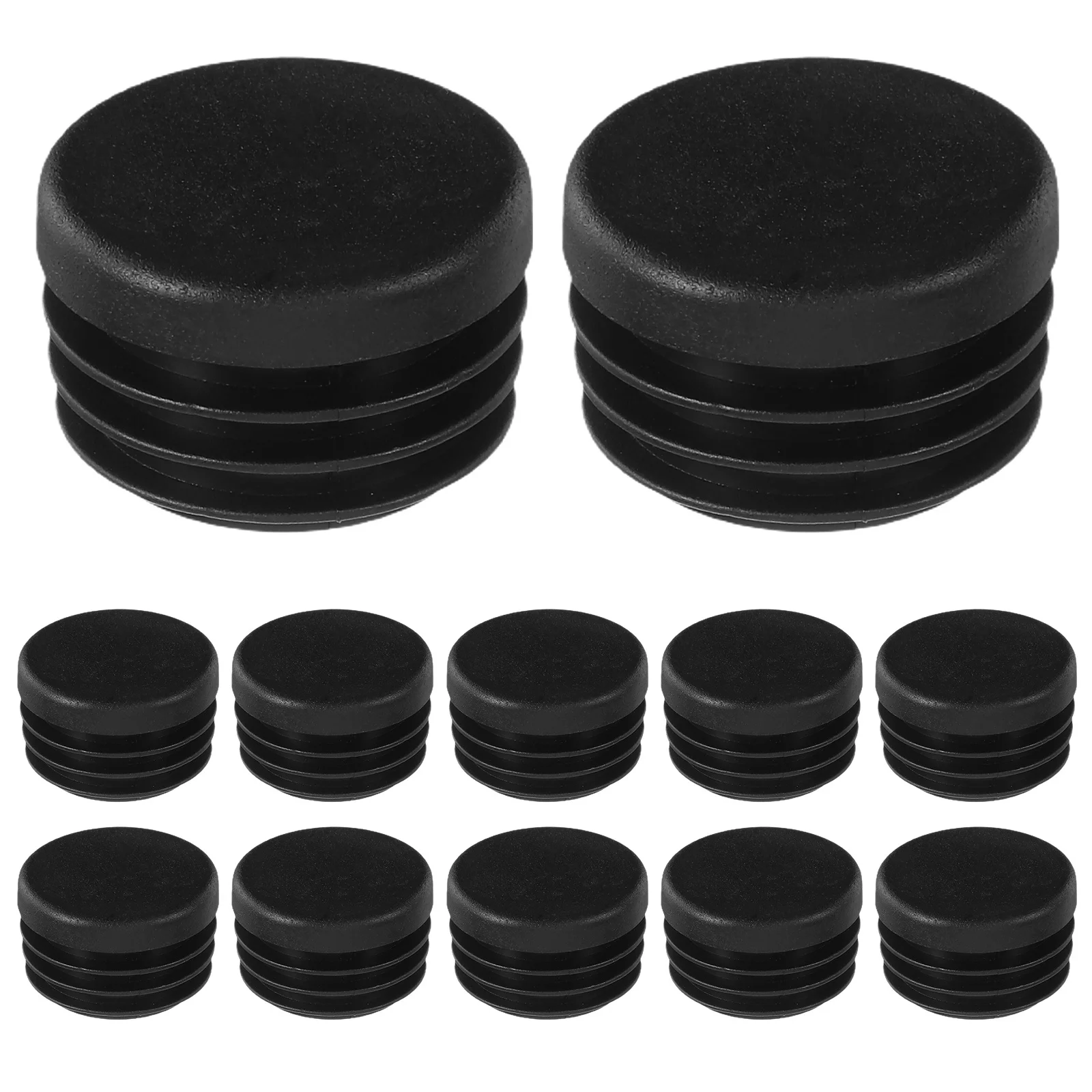 

120pcs Furniture Leg End Caps Round Plastic Plugs Protective Caps For Chair Legs Table Covers 19Mm Inner Diameter Pvc Tube Glide