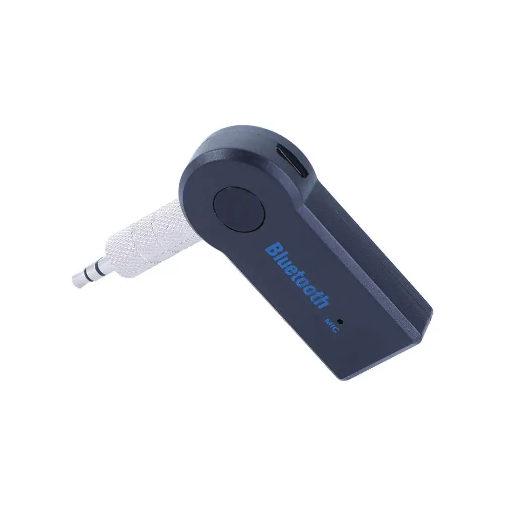 Transmisor Inalámbrico estéreo para auriculares, conector MP3, llamada gratuita, 3,5mm, AUX, Bluetooth, receptor, enchufe de Audio