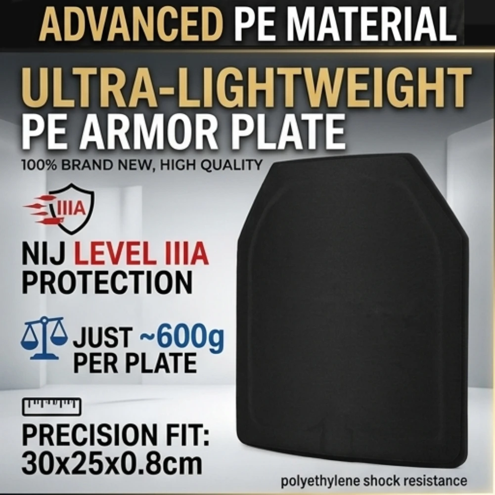 

30x25cm Anti Bullets Board PE IIIA Safety Vest Ballistic Body Armour Stab-Proof Composite Plate Board Anti Stab Composite Plate