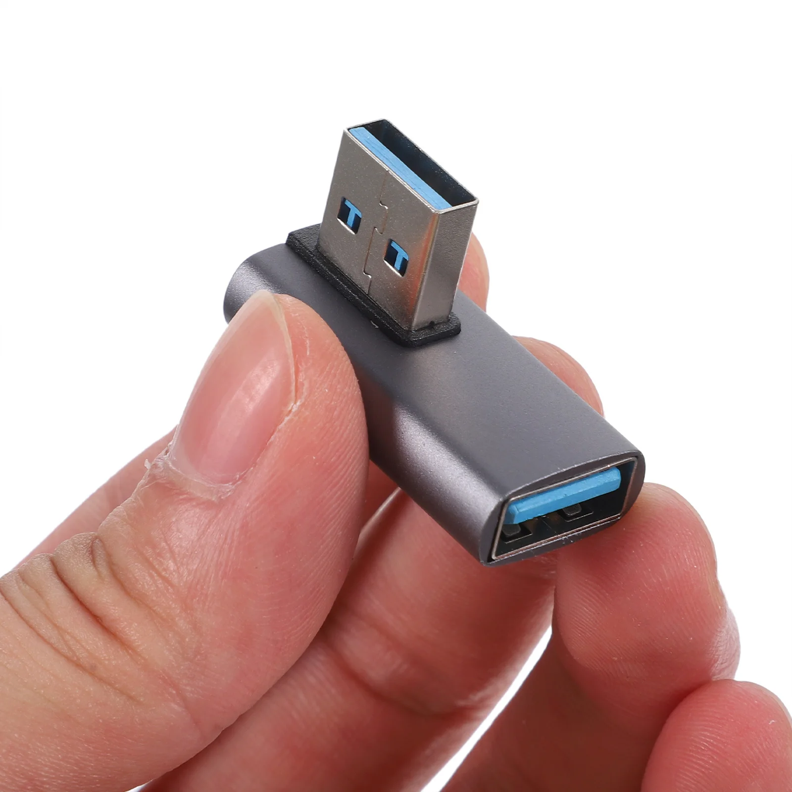 

2Pcs USB 90 Degree Adapter USB A 3.0 Male to Female Converter Right Angle Connector for Computer Accessories Phone Charging