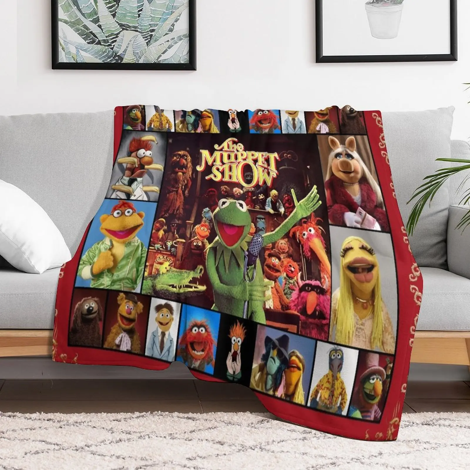 

The Muppet Show Photo Collage Throw Blanket blankets and throws Winter beds Blankets