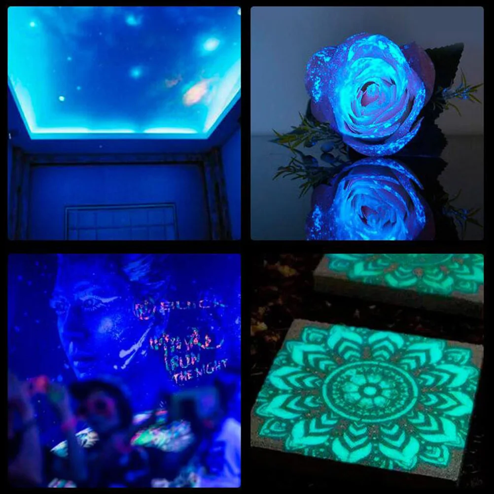 

5Pcs 15G Luminous in Dark Pigment Neon Art for Nails Graffiti Festivals Halloween Party Decor Luminous Paint