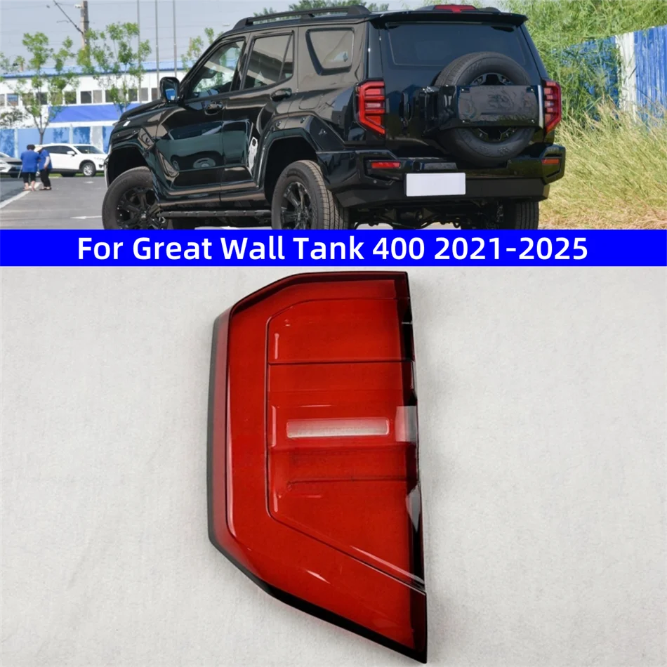 

For Great Wall Tank 400 2021 2022 2023 2024 2025 Car Rear Outer Tail Lamp Cover Brake Lights Shell Replace Original Lampshade