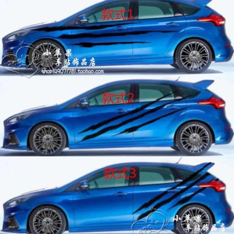 

Автомобильные виниловые наклейки, модифицированные наклейки для Ford Focus ST, модные аксессуары из декоративной фольги