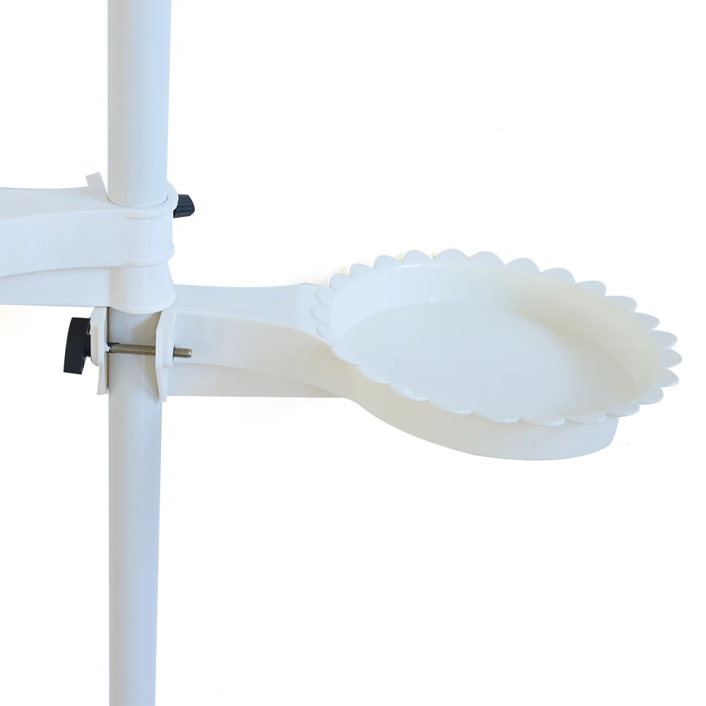 Tensão Rod Planta Suporte Pole, Início Flor Display Stand Rack, Pot Holder, 7-Tier