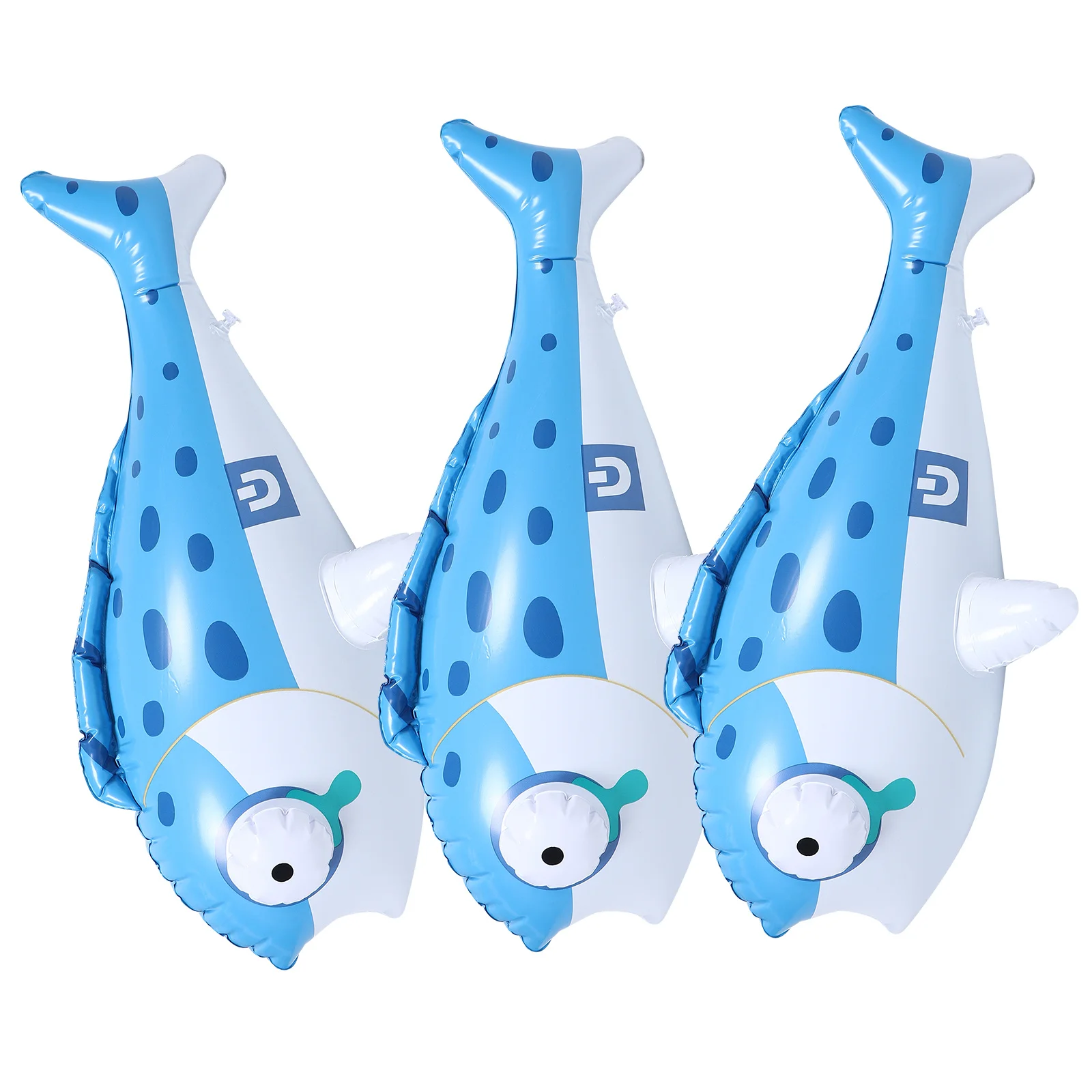 3 stuks opblaasbare vis drijvende visvormige zwembad waterspel oceaan verjaardagsfeestje decoraties vissen verjaardagsbenodigdheden