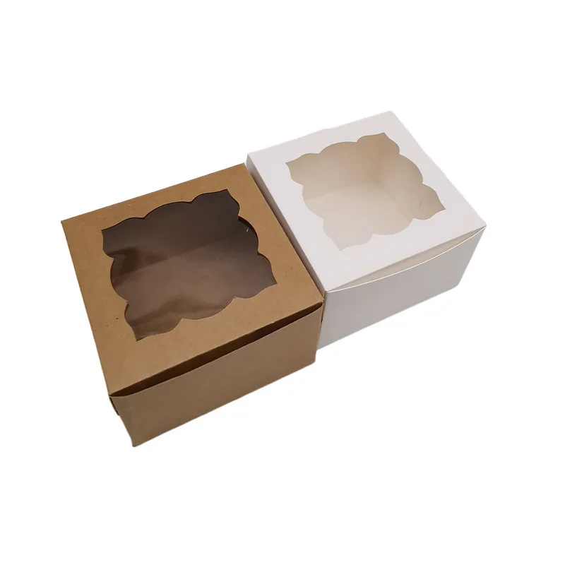 12/24 Stück Kraftpapier-Geschenkboxen, Hochzeitsgeschenk, Süßigkeiten, Kekse, Brot, Papierboxen für Thanksgiving, Weihnachten, Geburtstag, Partyzubehör – Detail 6