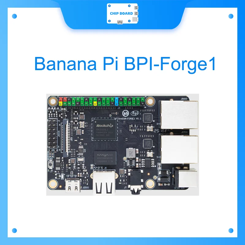 

RockChip RK3506J-Powered SBC - Banana Pi BPI-Forge1 with Triple-Core A7 Processor & 512MB Memory for Embedded Systems