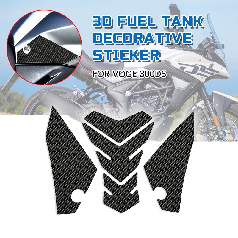 Sticker For Loncin Voge300DS 300 DS Motorcycle Tank Traction Side Pad Gas Fuel Knee Grip Decal