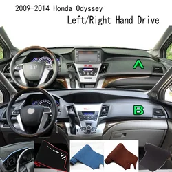 For Honda Odyssey RB3 RL1 RA6 2009-2014 Accessories Dashboard Cover Instrument Panel Dash Mat Dashmat Protective Pad