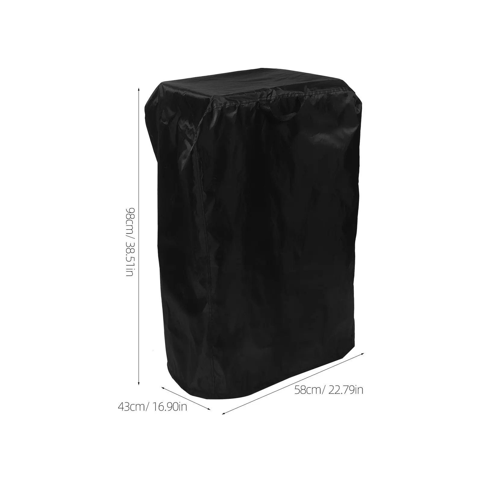 Waterproof Electric Smoker Cover Gas Propane Bbq Grill Cover 23W 17D 38H Inch Heavy Duty Oxford Fabric Dustproof Uv Resistant view 6
