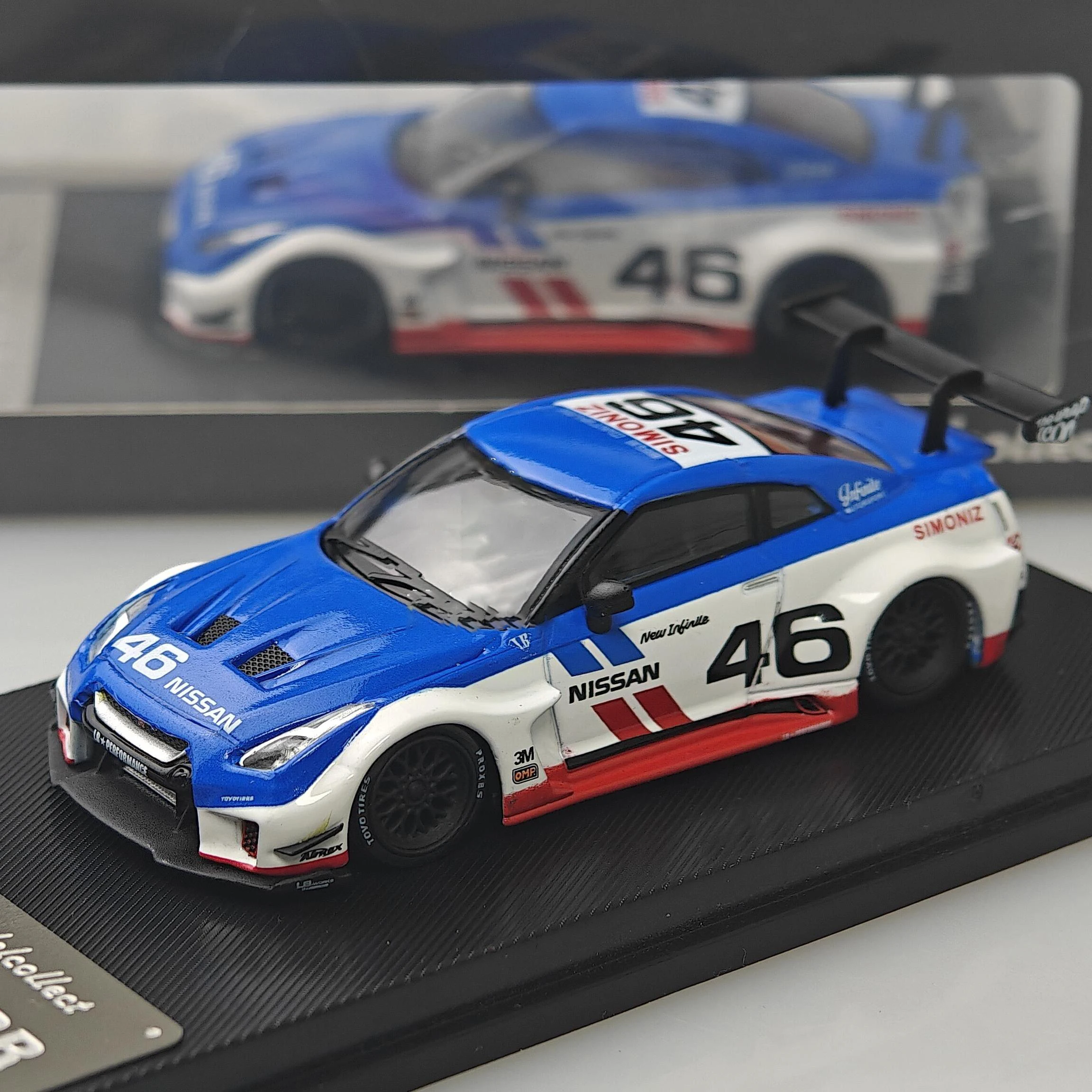 MC 1/64 GTR R35 2020 LBWK سبيكة سباق السيارات Diecasts ولعبة المركبات نموذج سيارة مصغرة مقياس نموذج سيارة للأطفال #1