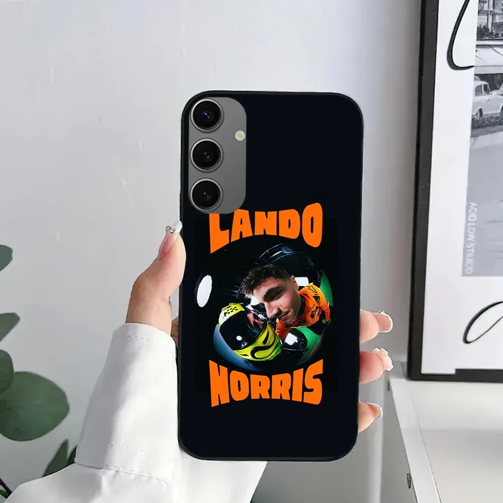 racing driver L-Lando N-Norris Phone Case For Samsung Galaxy S21 S22 S23 S30 Note 10 20  Plus Lite FE ULTRA Shell