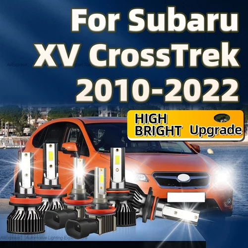 Faro LED para coche, lámpara antiniebla H11 HB3, 65000LM, para Subaru XV CrossTrek 2010, 2011, 2012, 2013, 2014, 2015-2022, 2/6 piezas