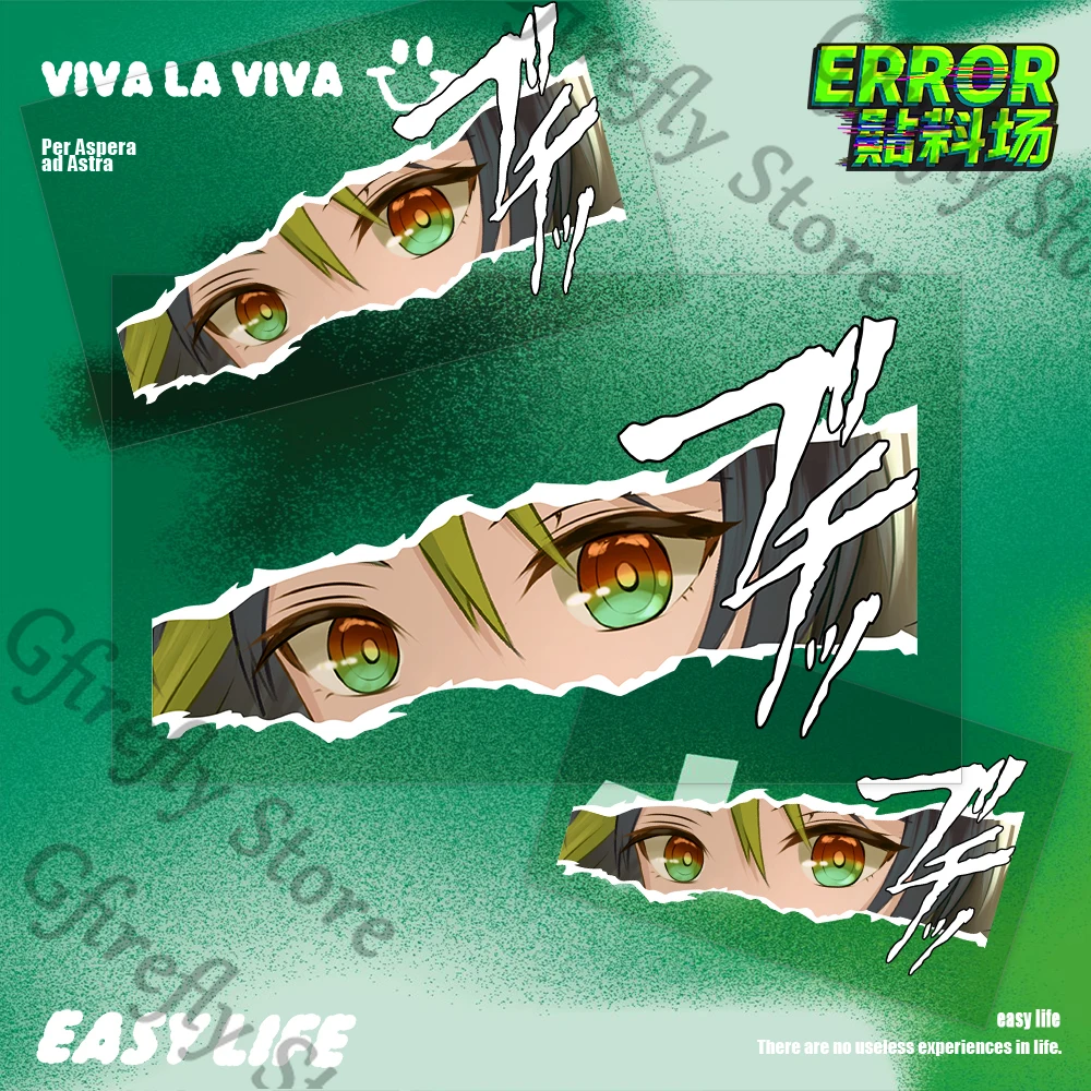 

Skirk Character Anime Waterproof Mobile Phone Decals Genshin Impact Cosplay kawaii Art Sticker Transfer Stickers Ornaments