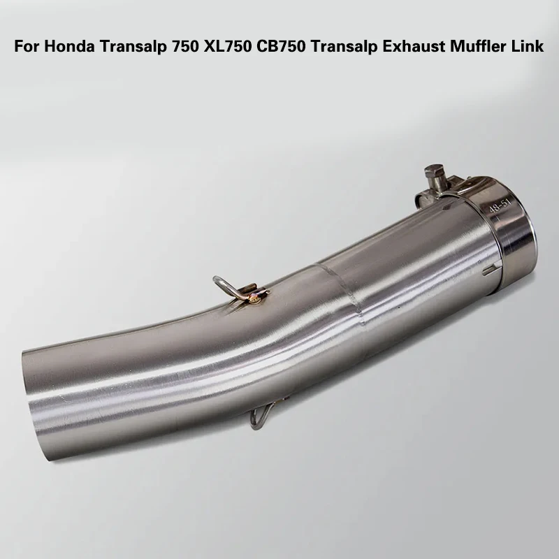 51MM Motorrad-Auspuff-Mittelrohr-Adapter für Honda XL750 Transalp CB750 Hornet 2023-2026 Slip-On Auspuff-Verbindungsrohr