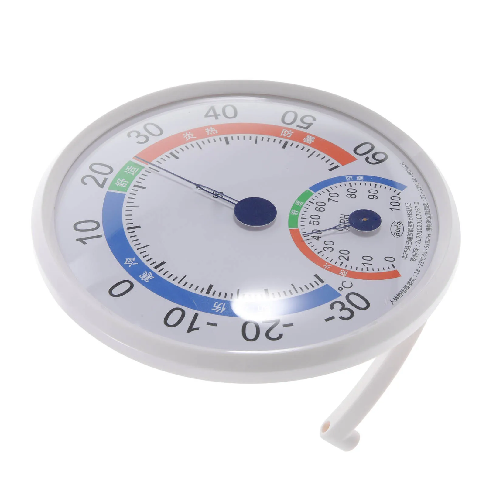 

Indoor Hygrometer Thermometer Precise Temperature Humidity Meter Portable Hanging Table Stand for Home Office Indoor Hygrometer