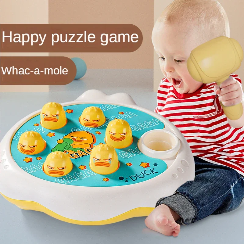 Cartoon Whac-A-Mole Montessori giocattolo per bambini bambino regalo di compleanno educativo tema animale bussare gioco genitore bambino gioco da tavolo ragazzo