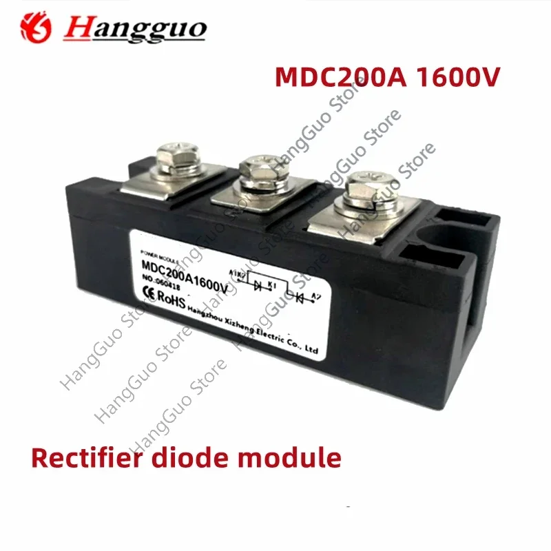 

MDC200A 1600 В выпрямительный диодный модуль MDC200A 200A 1600 В Выпрямительная трубка высокой мощности
