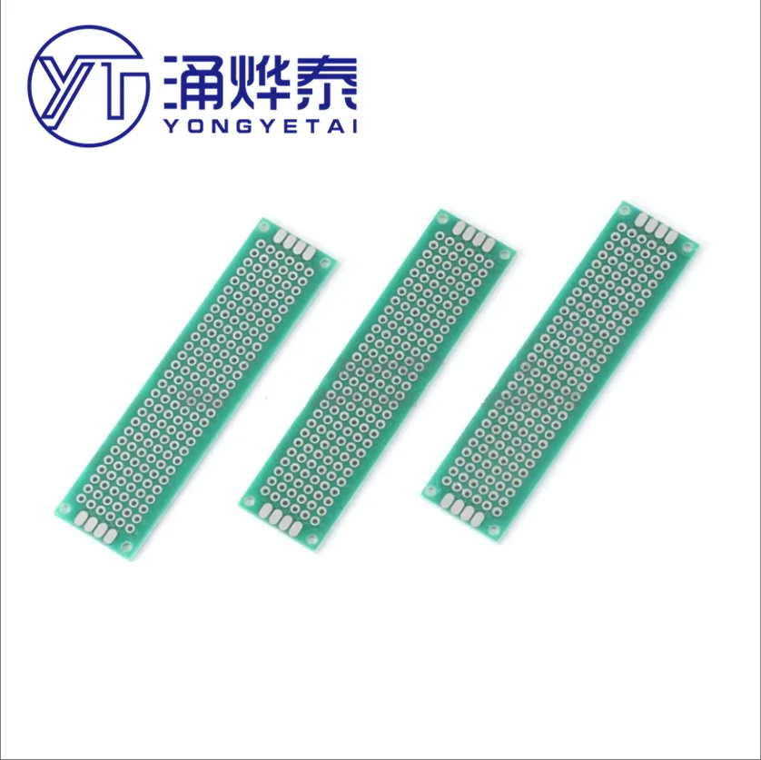 Clearance Sales 5PCS Double sided tin spray plate 2.54MM spacing 2*8CM universal plate experimental plate, green oil plate