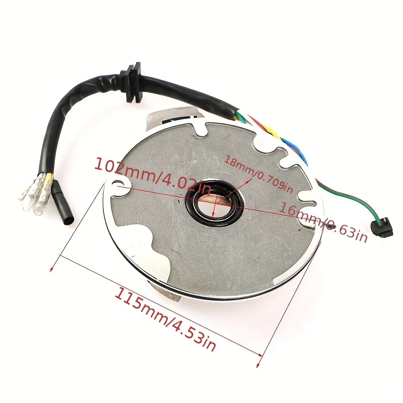 دراجة نارية الجزء الثابت لفائف JH70 الجزء الثابت لوحة لاقط مغناطيسي ملف الإشعال الدوار صالح للدراجة الطرق غير الممهدة 70cc 90cc 110cc 125cc #2