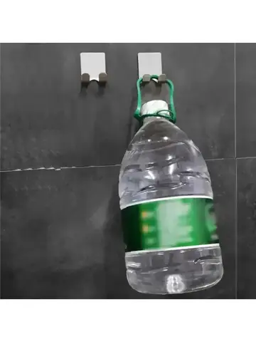 2Pcs Razor Holder Stainless Steel Shaving Stand, Bathroom Shaver Storage Rack & Hook Organizer