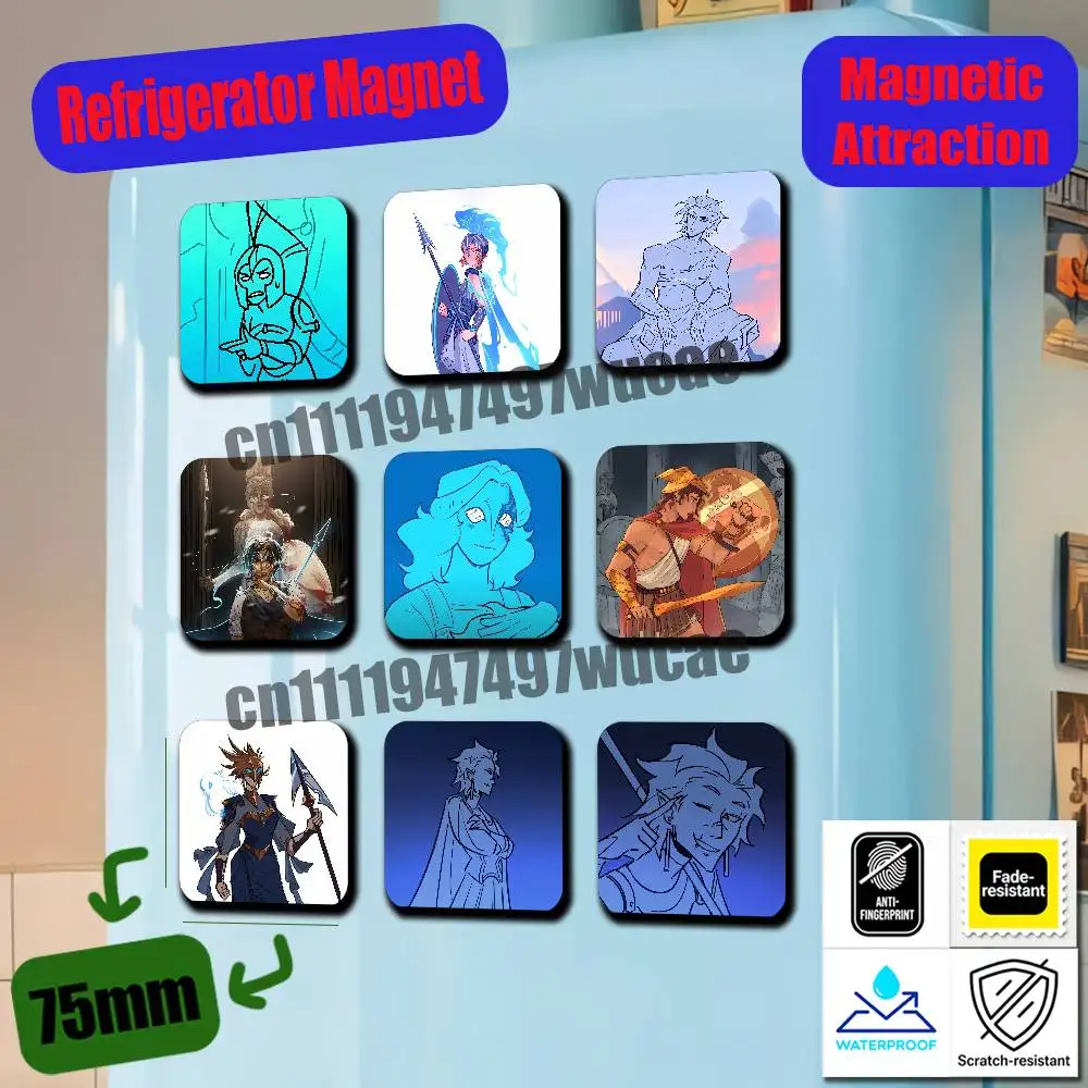 For Athena E-Epic The Musical Fridge Magnets Freezer Metal Cabinet Custom Refrigerator Magnetic Card Case