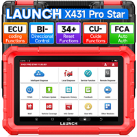 Launch X431 Pro Star Professional Car Diagnostic Tool Online ECU Coding FCA  IMMO 37+ Reset Service  OBD2 Scanner OBD EOBD Scan