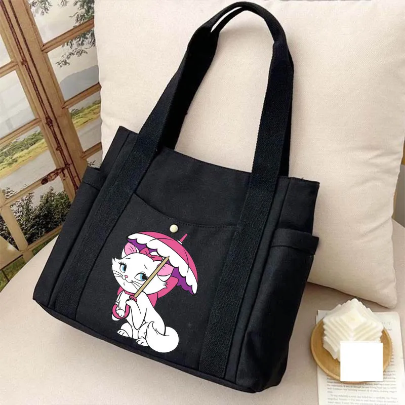 Disney The Aristocats Women\'s Bag Tote Bag Commuting Shoulder Bag Large Capacity Handbag Messenger Bags Crossbody Female Handbag