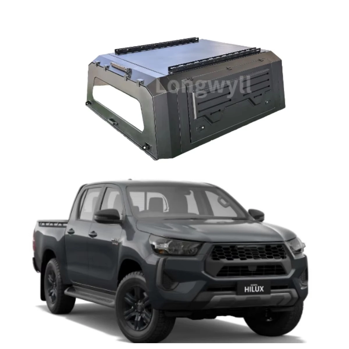 

Heavy-Duty Aluminum SmartCap Tonneau Cover for HILUX SR Pickup Truck Waterproof Anti-Rust Locking Tailbox