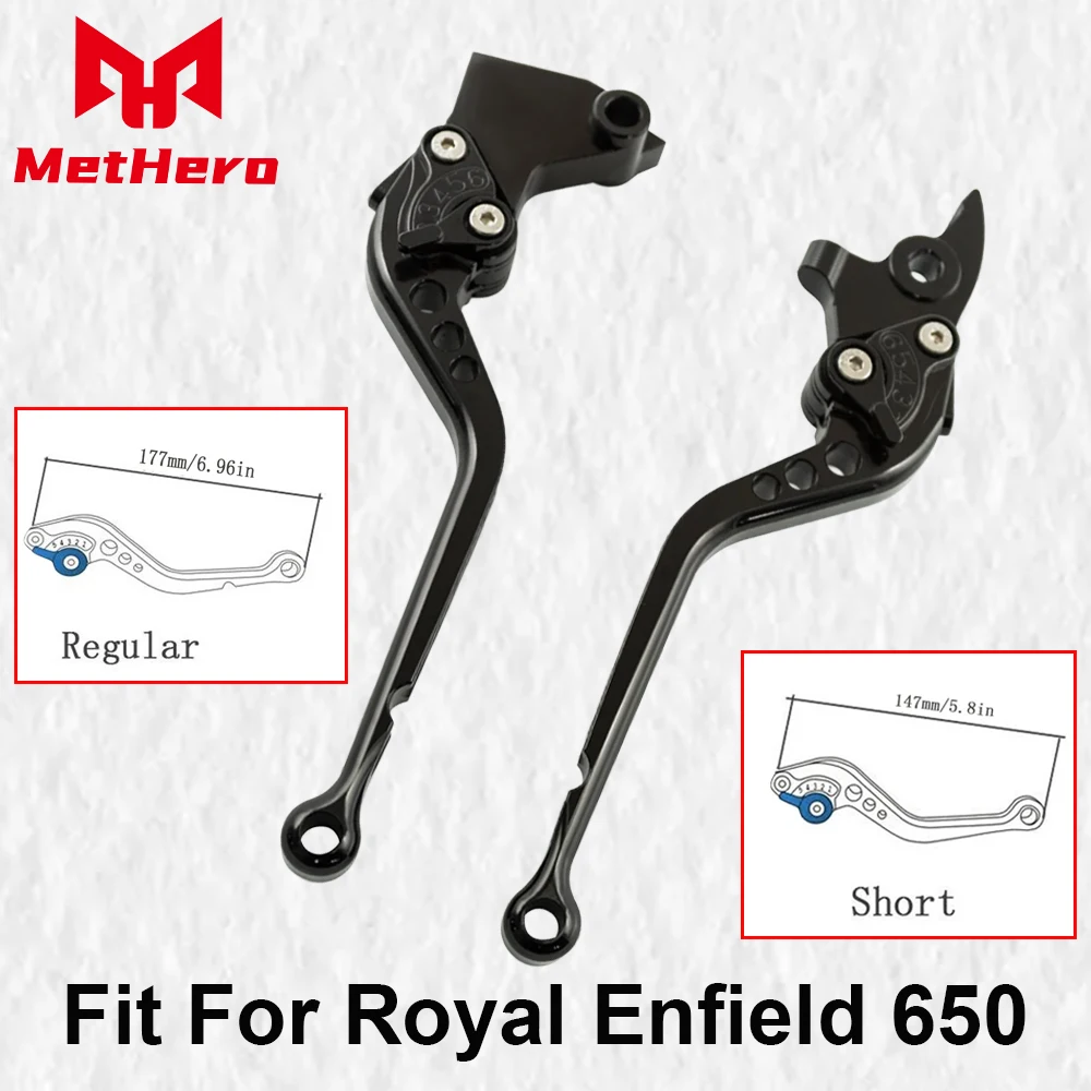 

Fit For Royal Enfield 650 Interceptor Continental INT-650 GT650 GT 650 Adjustable Motorcycle Brake Clutch Levers Moto Parts