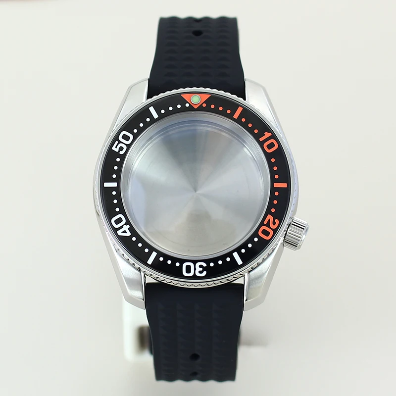 42mm Men's Watch Cases Strap Sapphire Glass 200M Waterproof For Mod SPB185 NH35 NH36 NH34NH38 4R36 Movement 28.5mmDial 120clicks