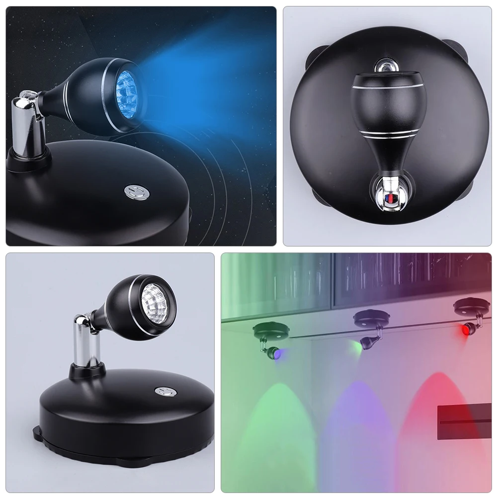 

1Set Led Projection Lamp Wall Mountable Usb Charging Remote Controlled Spotlight Atmosphere Light For Bar Gallery Exhibition