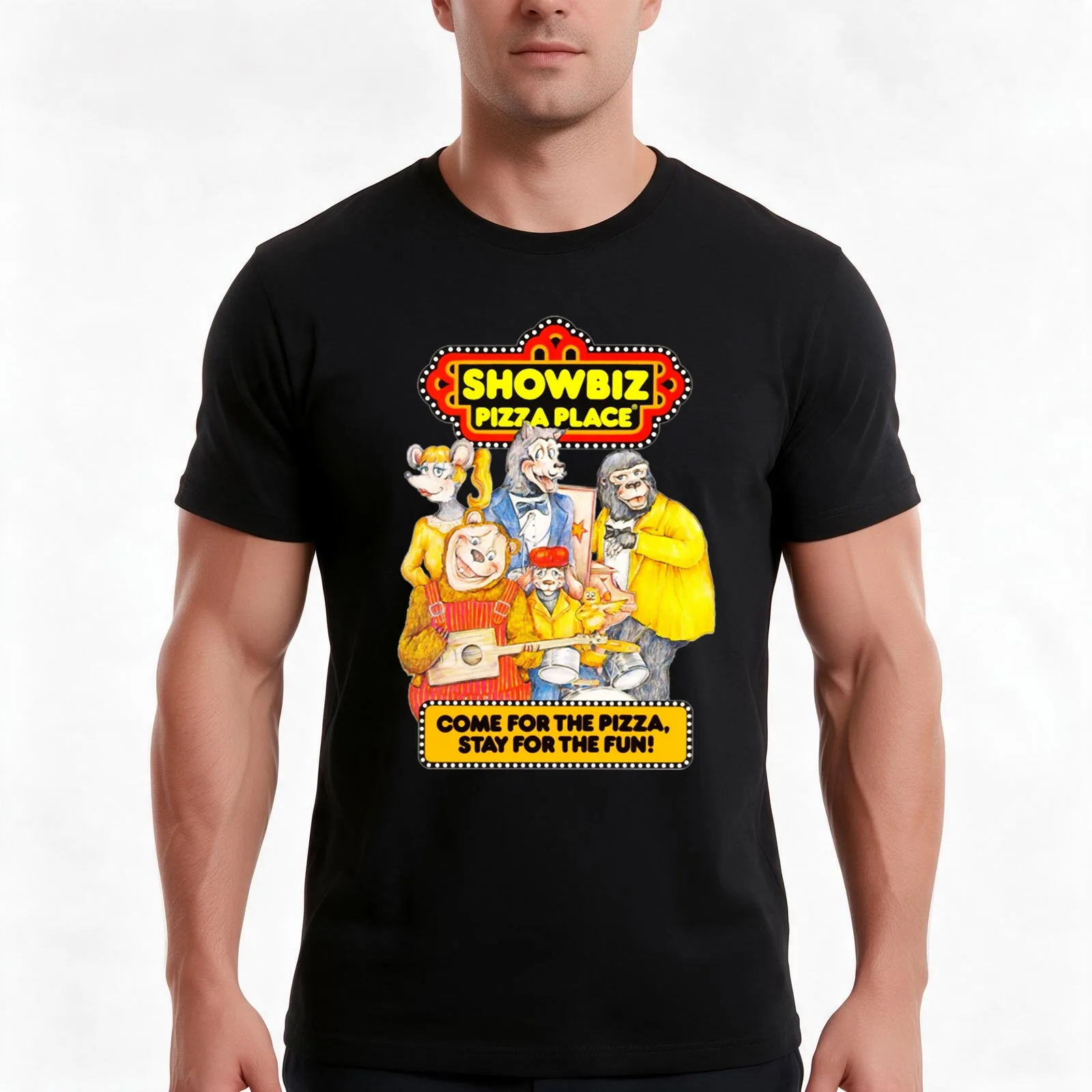 Cómé fór thé pizzá T-Shirt, Summer Casual Cotton Tee, Oversized Streetwear Tops, Vintage Graphic Print, Loose Fit Short Sleeve
