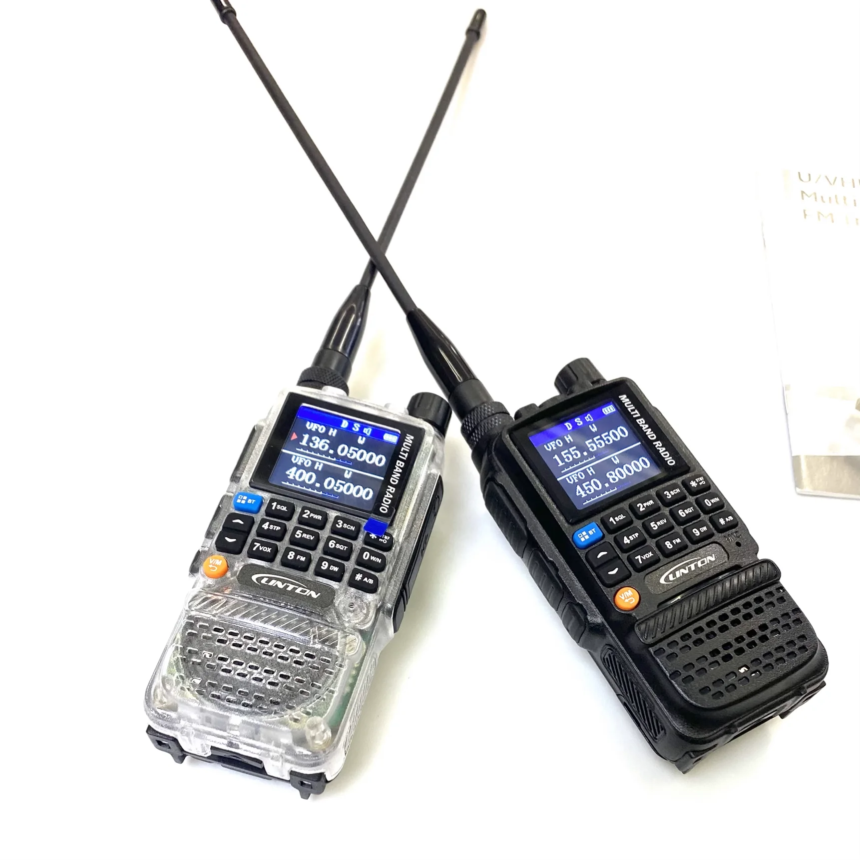 LINGTON 9910 Walkie talkie Set nirkabel isi ulang, Set HAM nirkabel Pencabut frekuensi Radio saluran udara pemrograman nirkabel