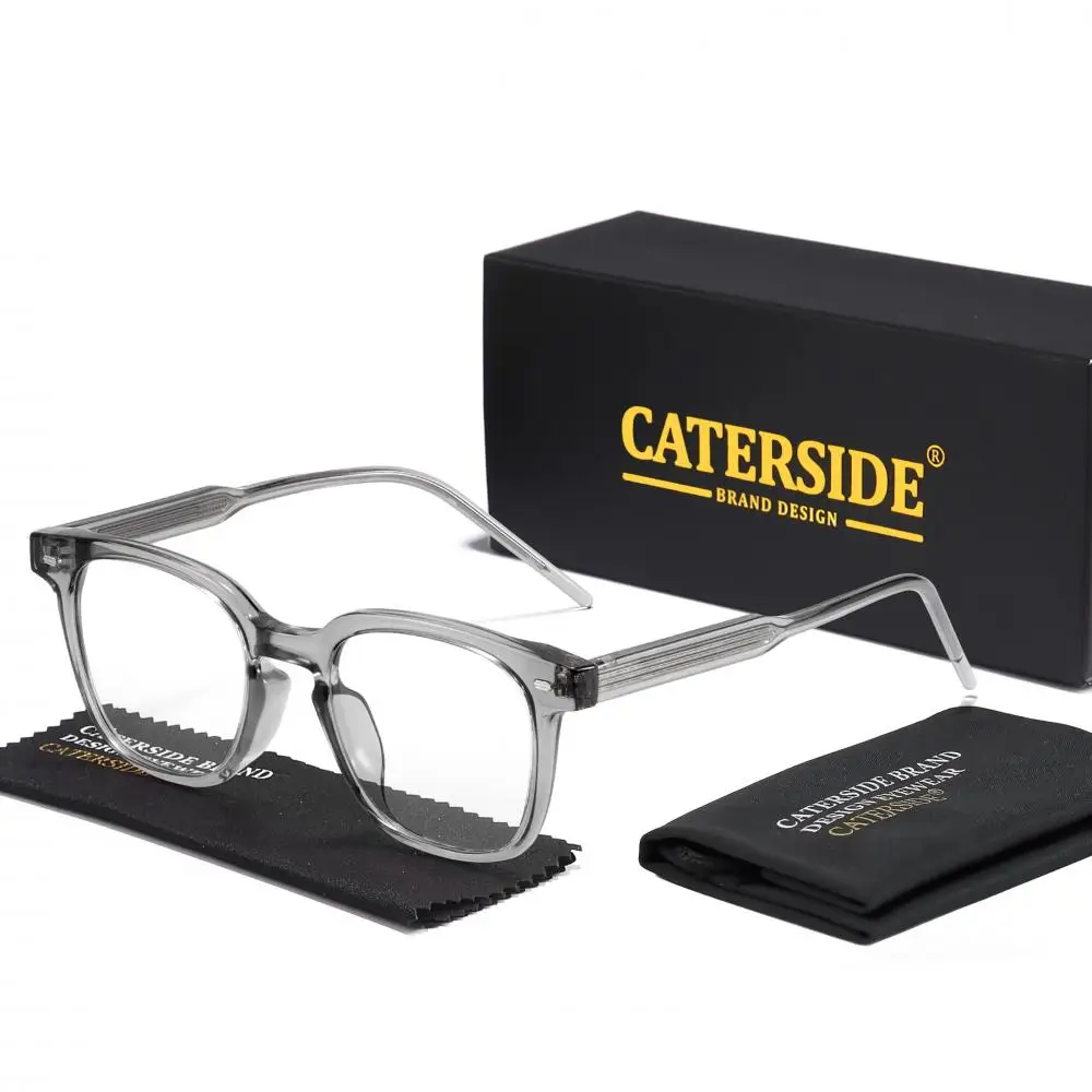 CATERSIDE Neue Männer TR Platz Optische Gläser Rahmen Frauen Klassische Einfache Anti BlueLight Computer Brille Optische Brillen Rahmen – Detail 14