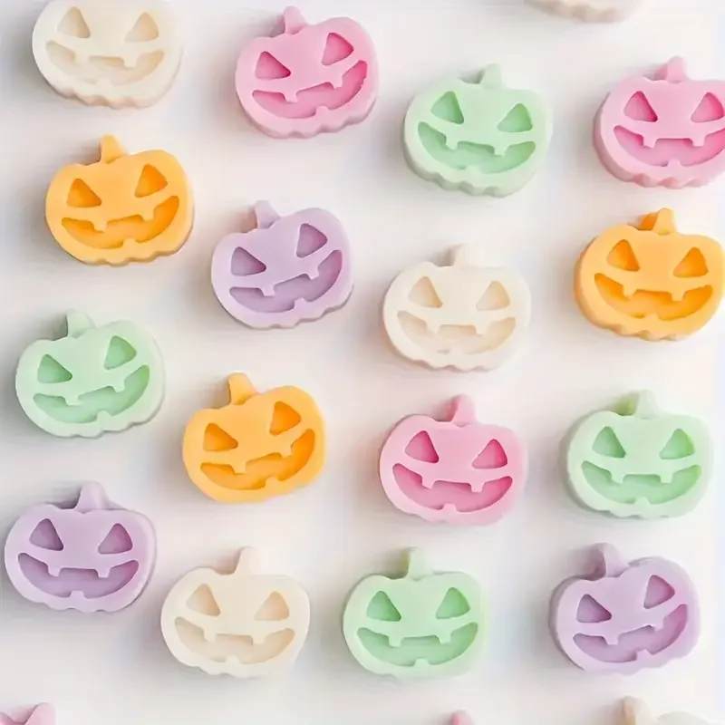 Halloween Pumpkin Silicone Mold Ghost Chocolate Cookie Candy Mould Halloween Party DIY Baking Tools Cake Decoration
