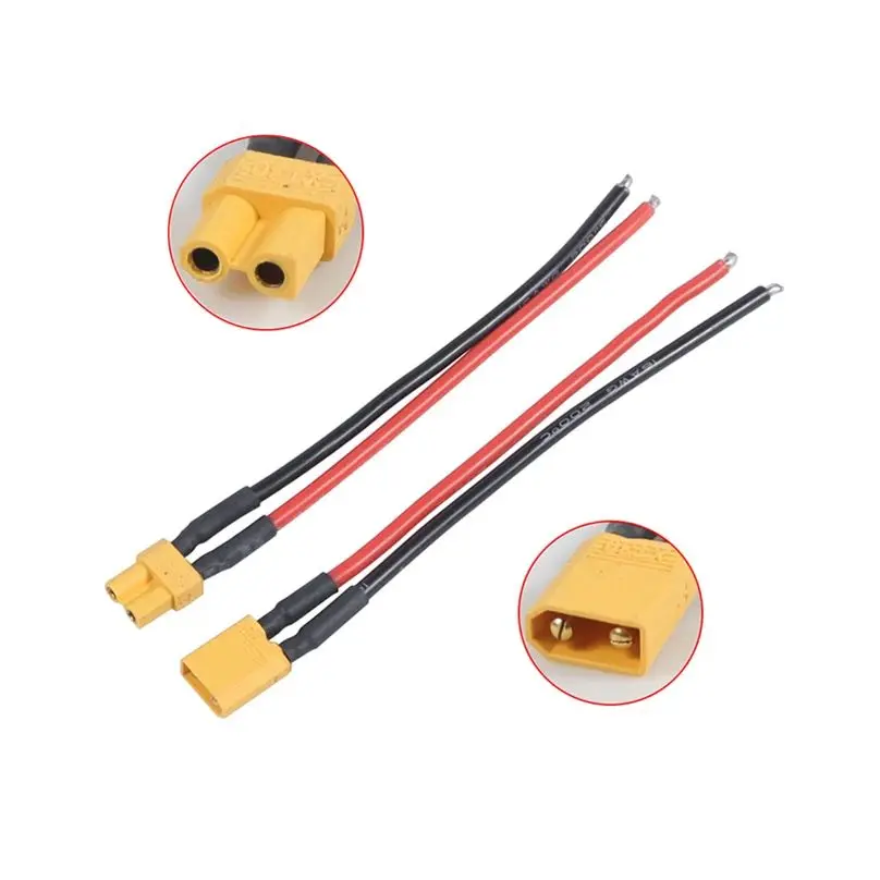 10 stks/partij JMT 15 CM 16AWG Siliconen Draad XT30 Connector Adapter Mannelijke/Vrouwelijke Plug Kabel voor RC FPV Quadcopter Racing Drone