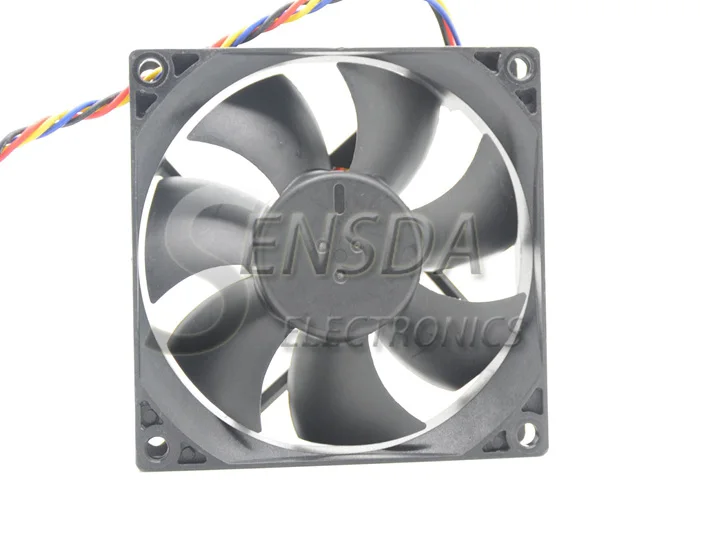 Nowy 80mm 8025 12V wentylator chłodzący PWM, Foxconn PVA080G12Q DVH85-A01 80X80X25mm 59CFM 4wire 4Pin Cooler dla serwera inwerter komputer — zdjęcie produktu 5