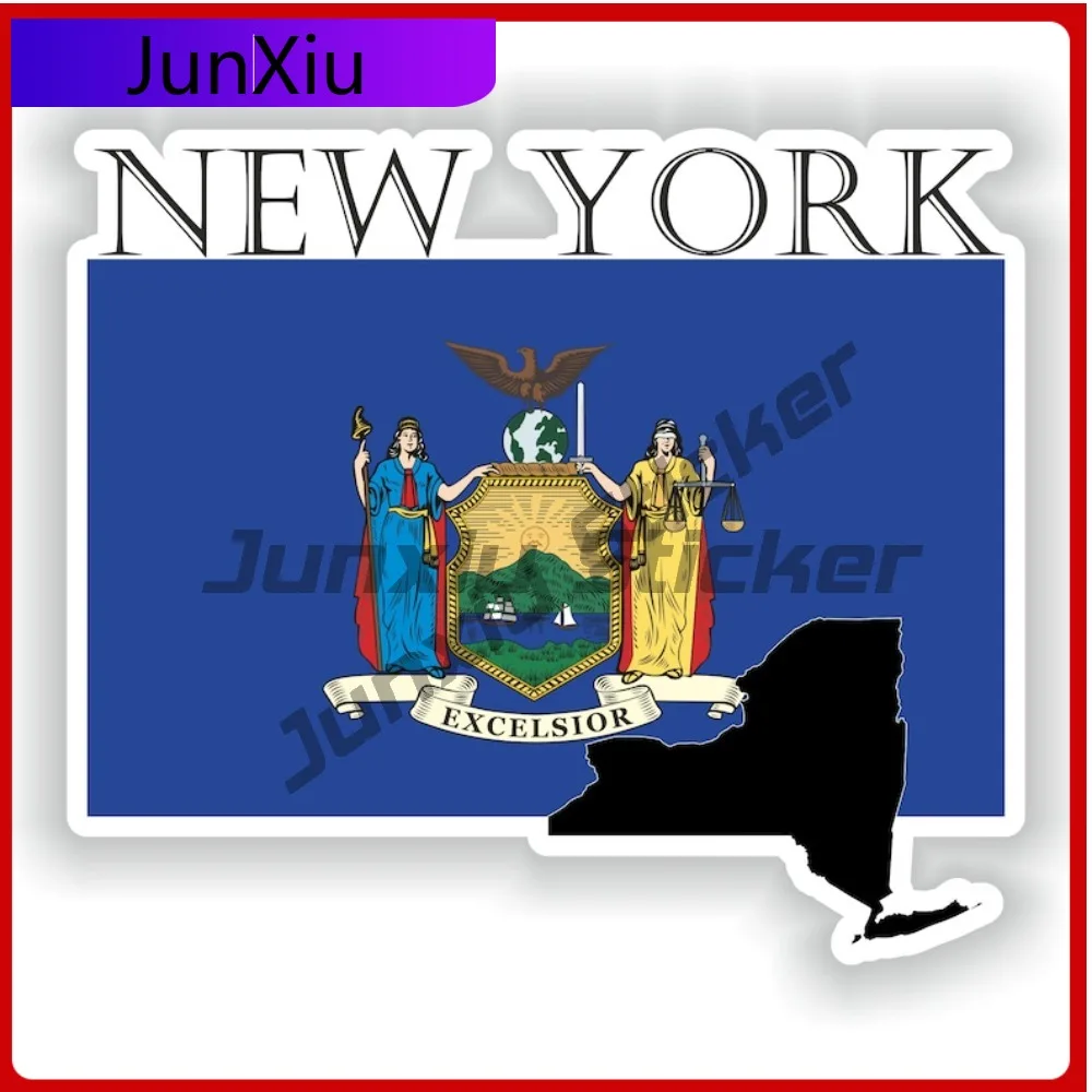 

New York Country Project Flag Popular Vehicle Exterior Decor Works Well On Smooth Auto Exterior Areas