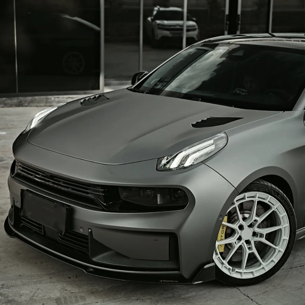 

Matte Metallic Selenite Grey Car Sticker Bubble Free Wrap Vinyl Film PET Auto Body Self Adhesive Sticker Car Accessories