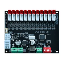 Tablero de Control de bloqueo de gabinete electrónico inteligente, controlador de gabinete de almacenamiento, 12 canales, 12V/24V, RS485