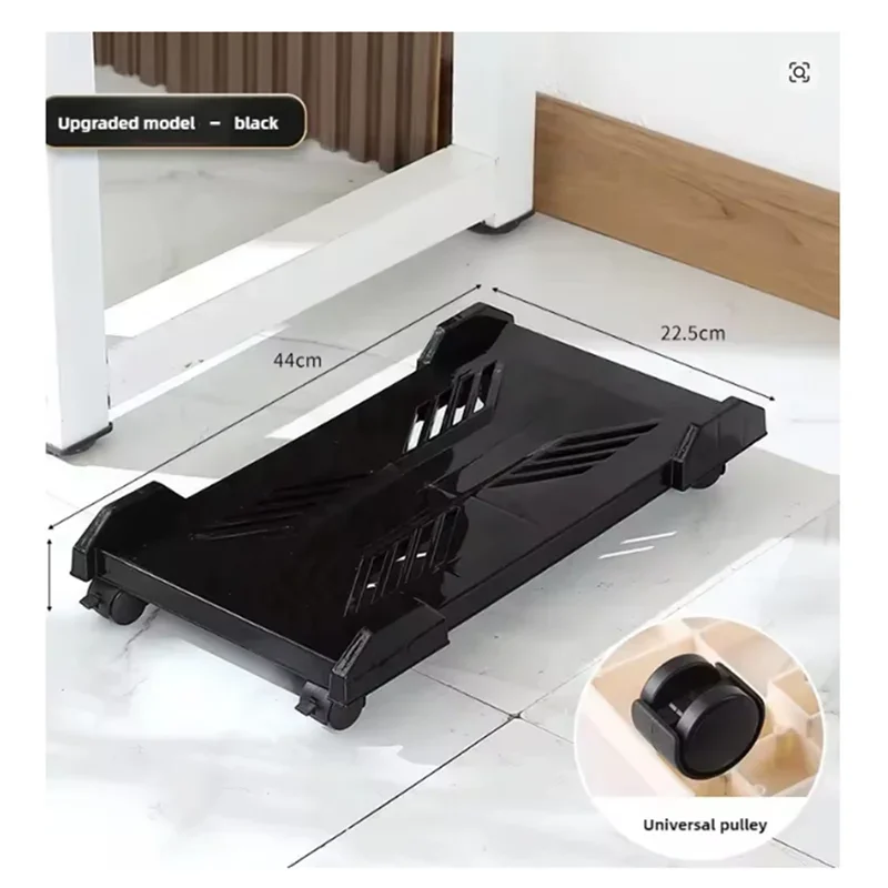 

Well Made-Computer Tower Stand Gaming PC Case With 4 Caster Wheels Most For Most PC Computer Under Desk Holder