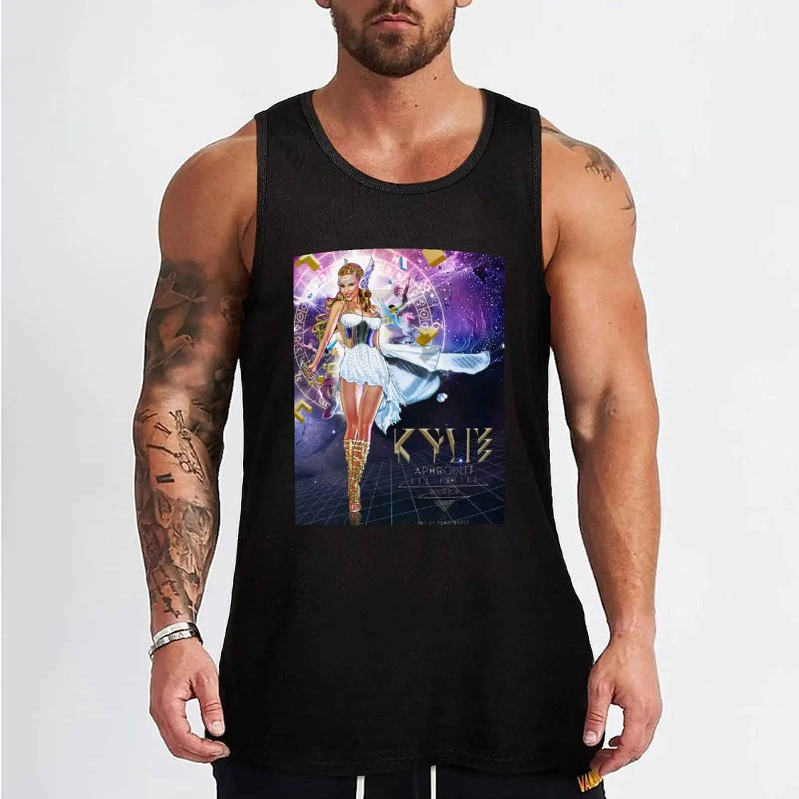 Kylie Minogue Aphrodite Goddess Tank Top Men's clothes Men's t-shirts basketball sports vest